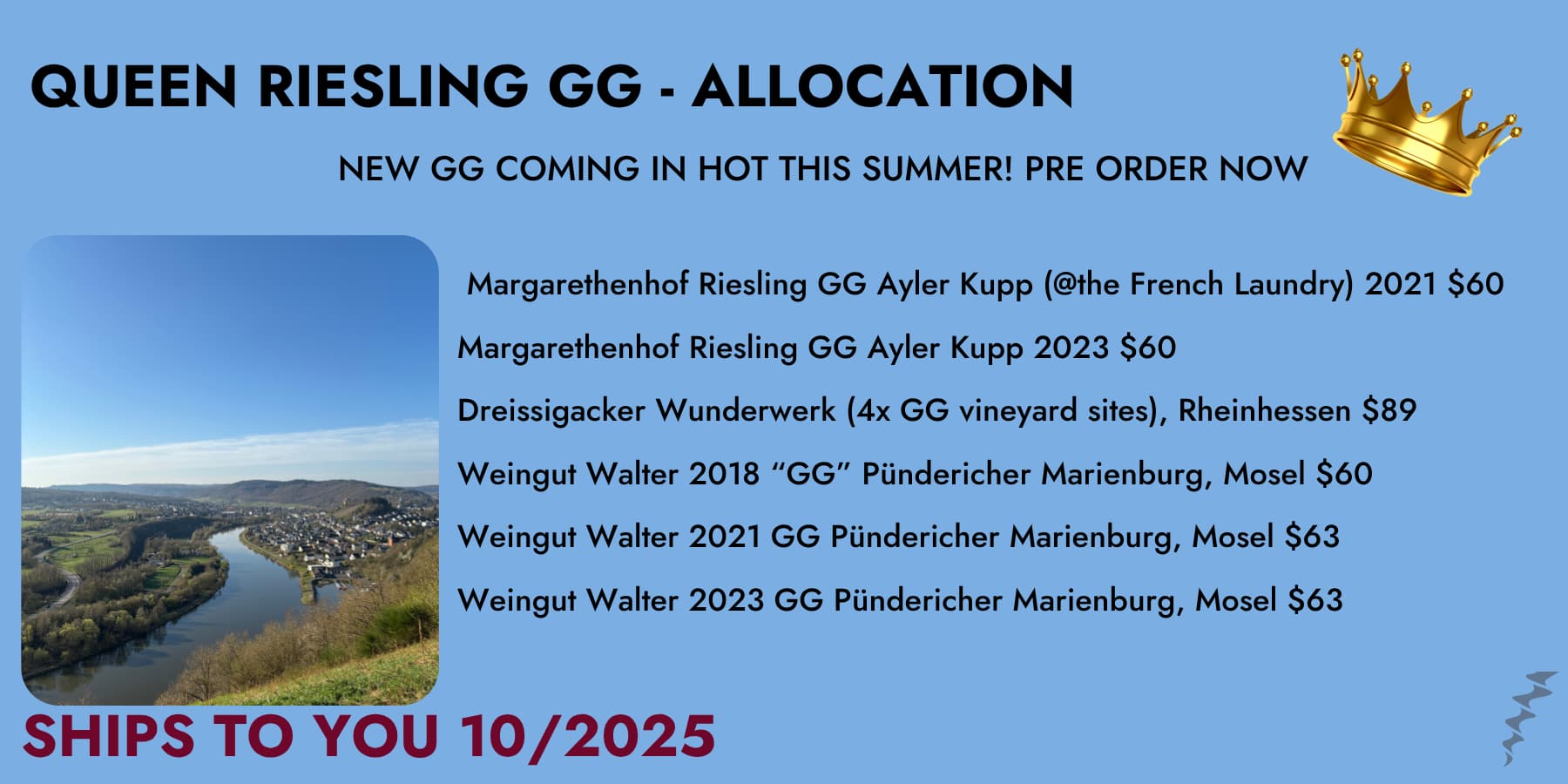 Riesling GG Allocation