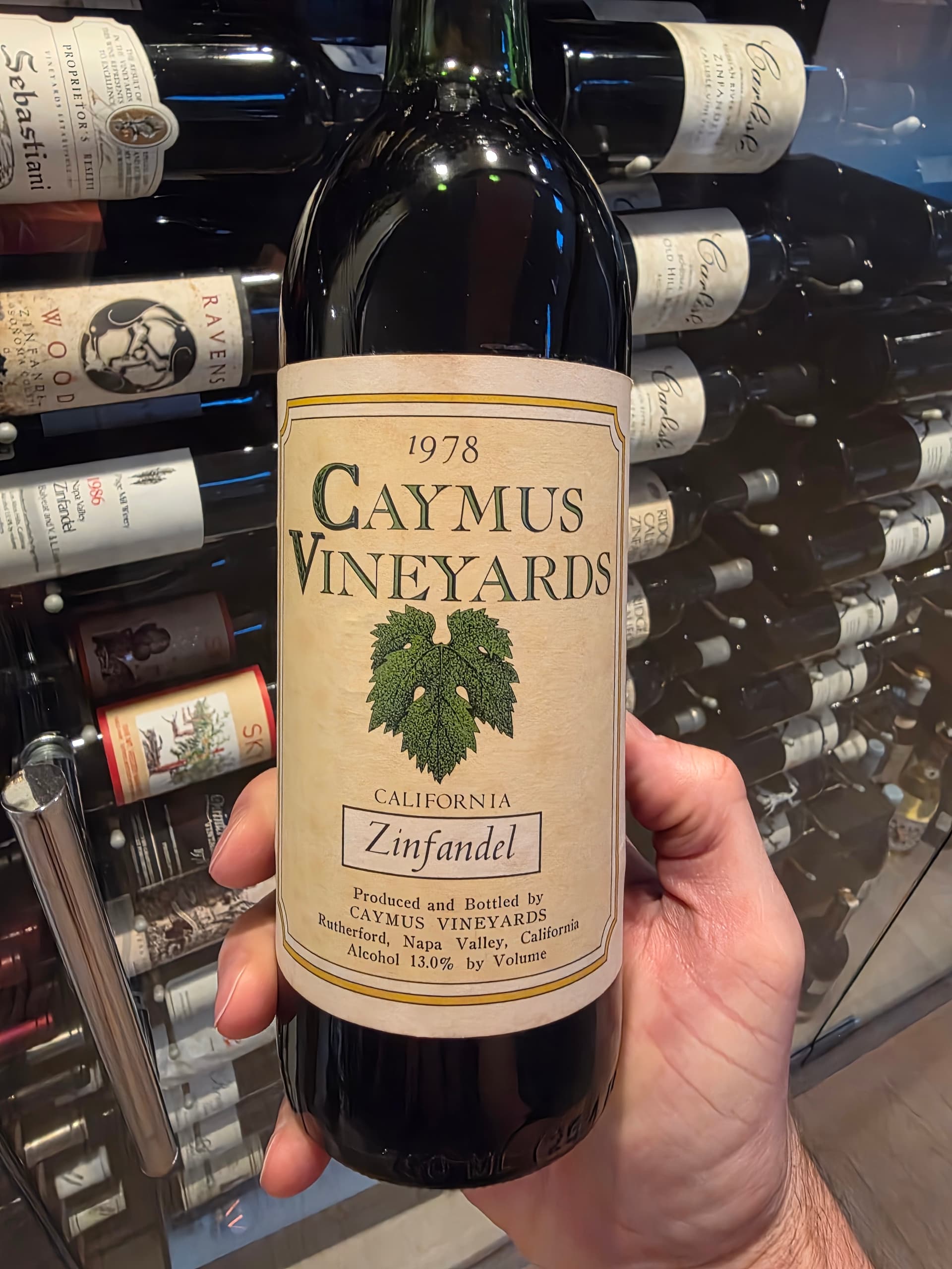 TN: 1978 Caymus Zinfandel - WINE TALK - WineBerserkers