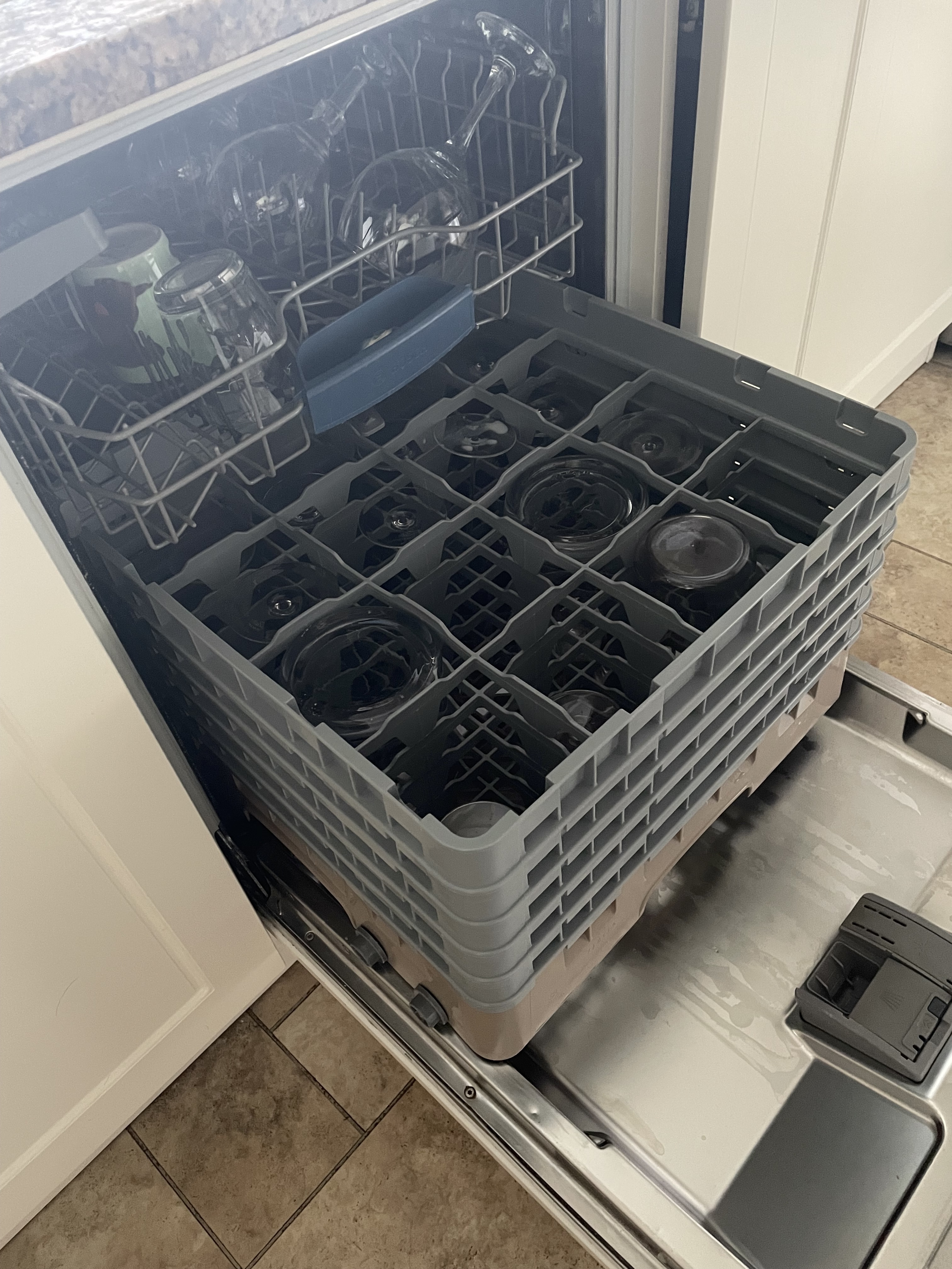 Wine Glasses Glass Washer Racks Anyone Used A Commercial Glass Rack In  Their Home Dishwasher