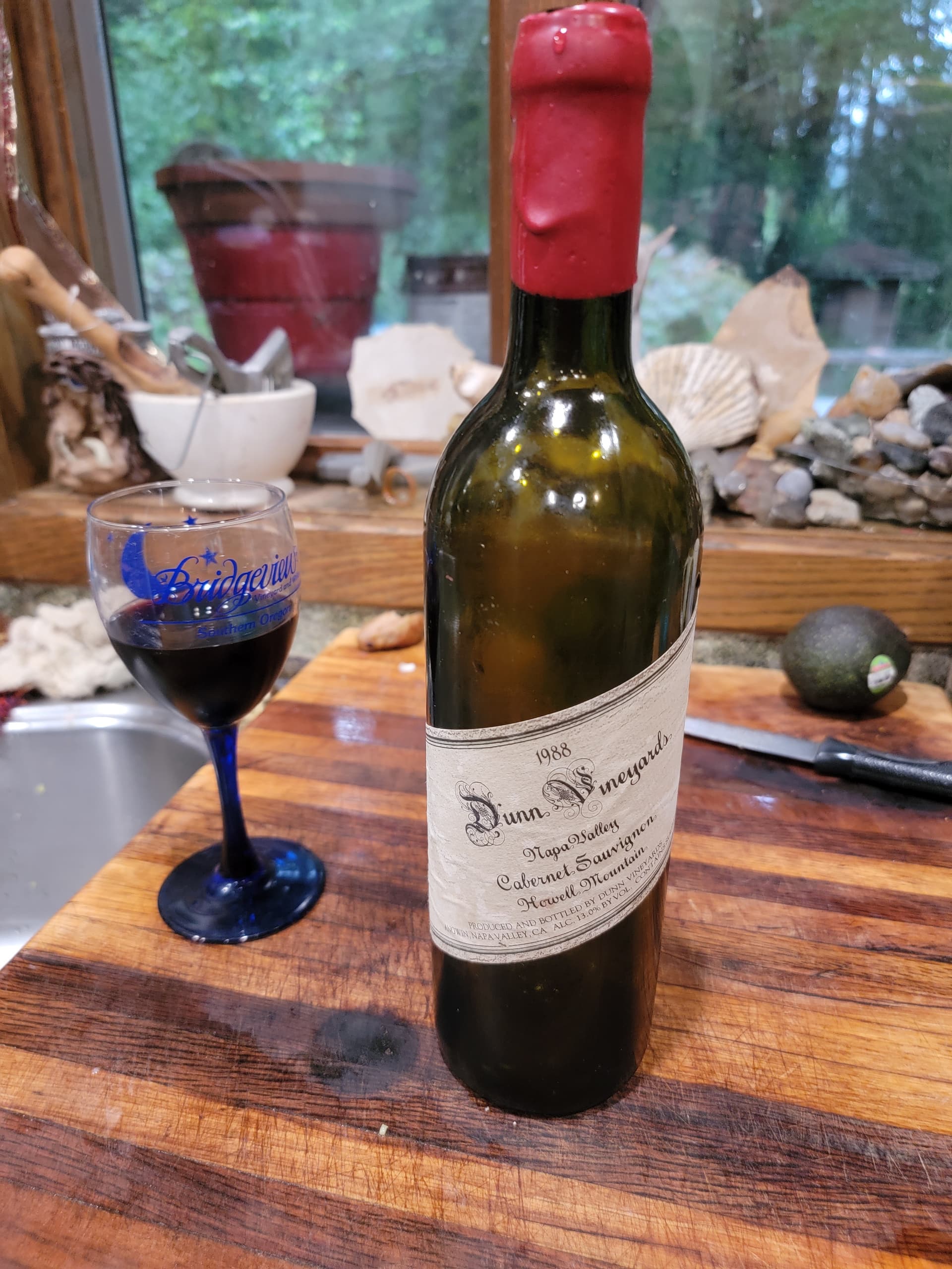 TN: 1996 Dunn Vineyards Cabernet, Howell Mountain - WINE TALK