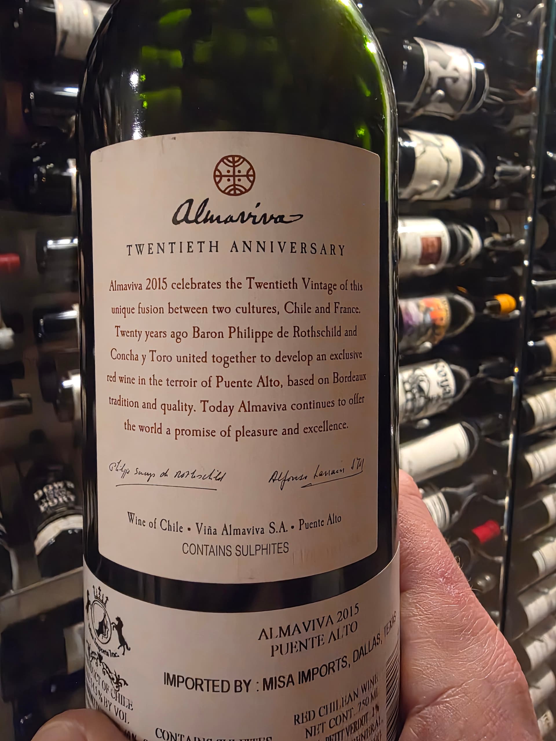 TN: 2015 Almaviva - WINE TALK - WineBerserkers