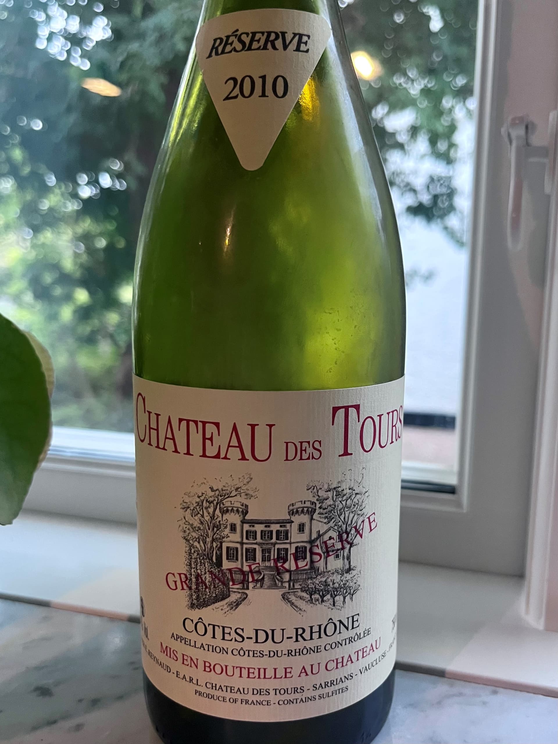 Chateau des Tours Grande Reserve Blanc 2010 - WINE TALK