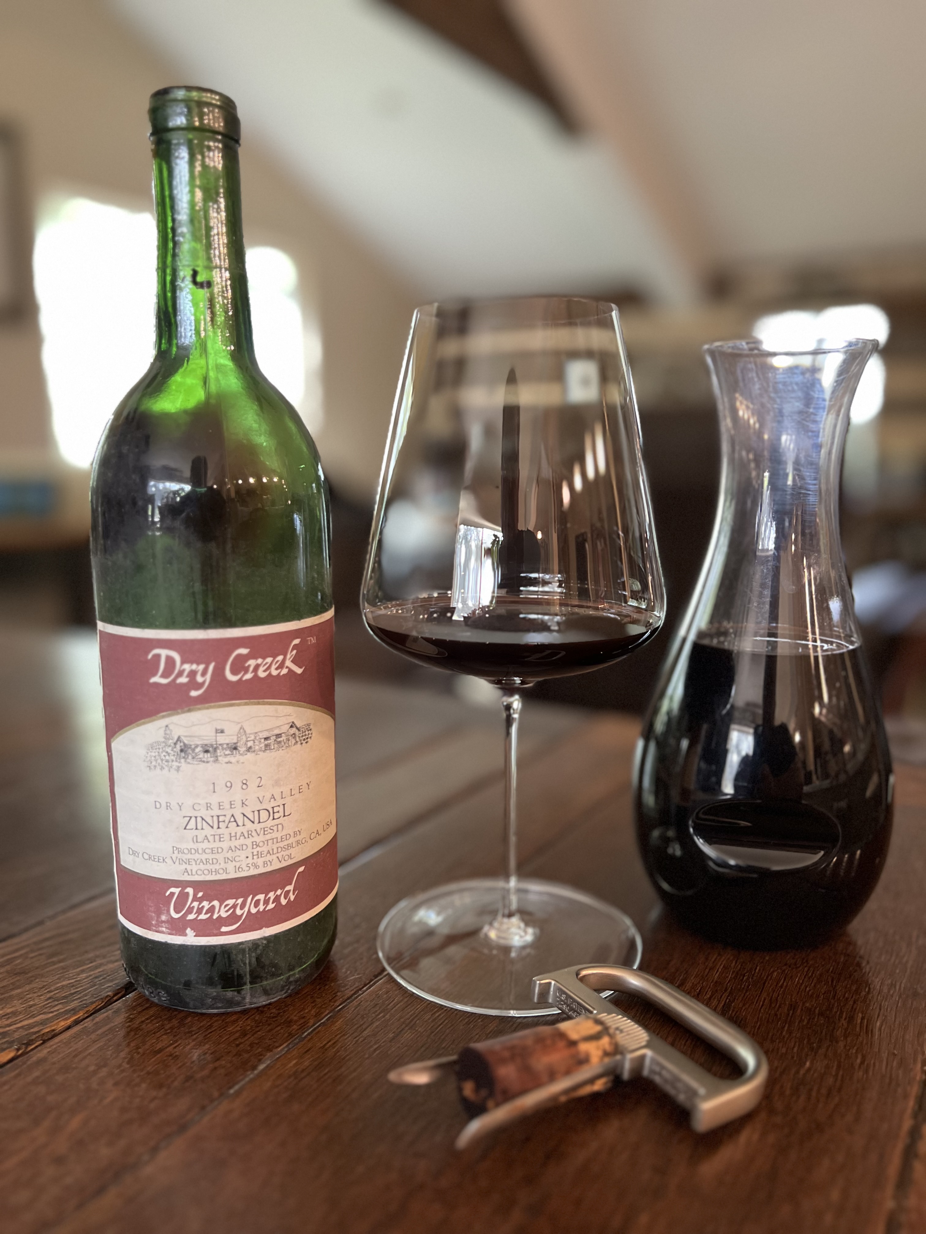 TN: 1982 Dry Creek Vineyard Zinfandel Late Harvest - WINE TALK