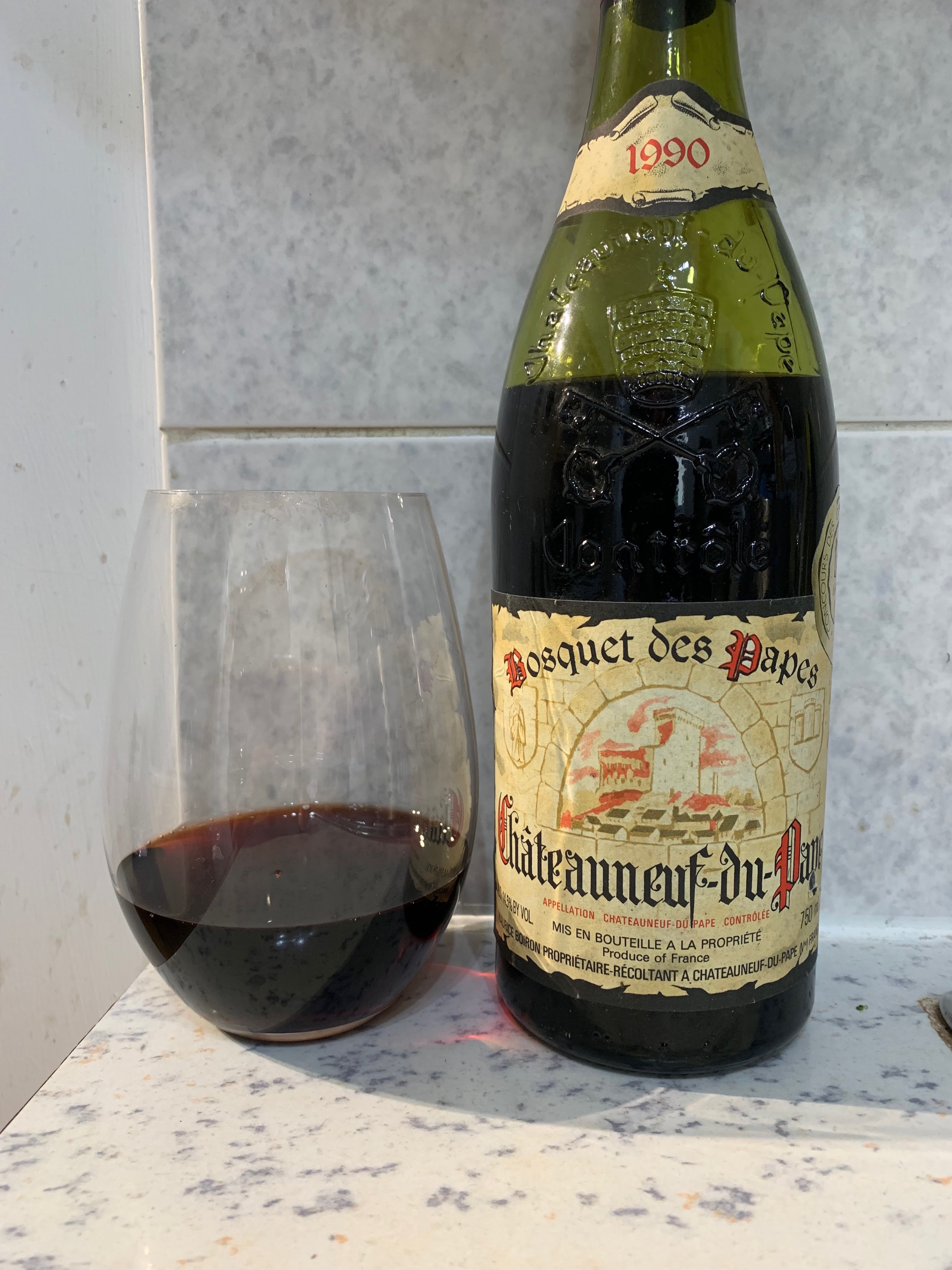Bosquet des Papes Châteauneuf-du-Pape TN: 1990 Bosquet des Papes: Chateauneuf du Pape - WINE TALK
