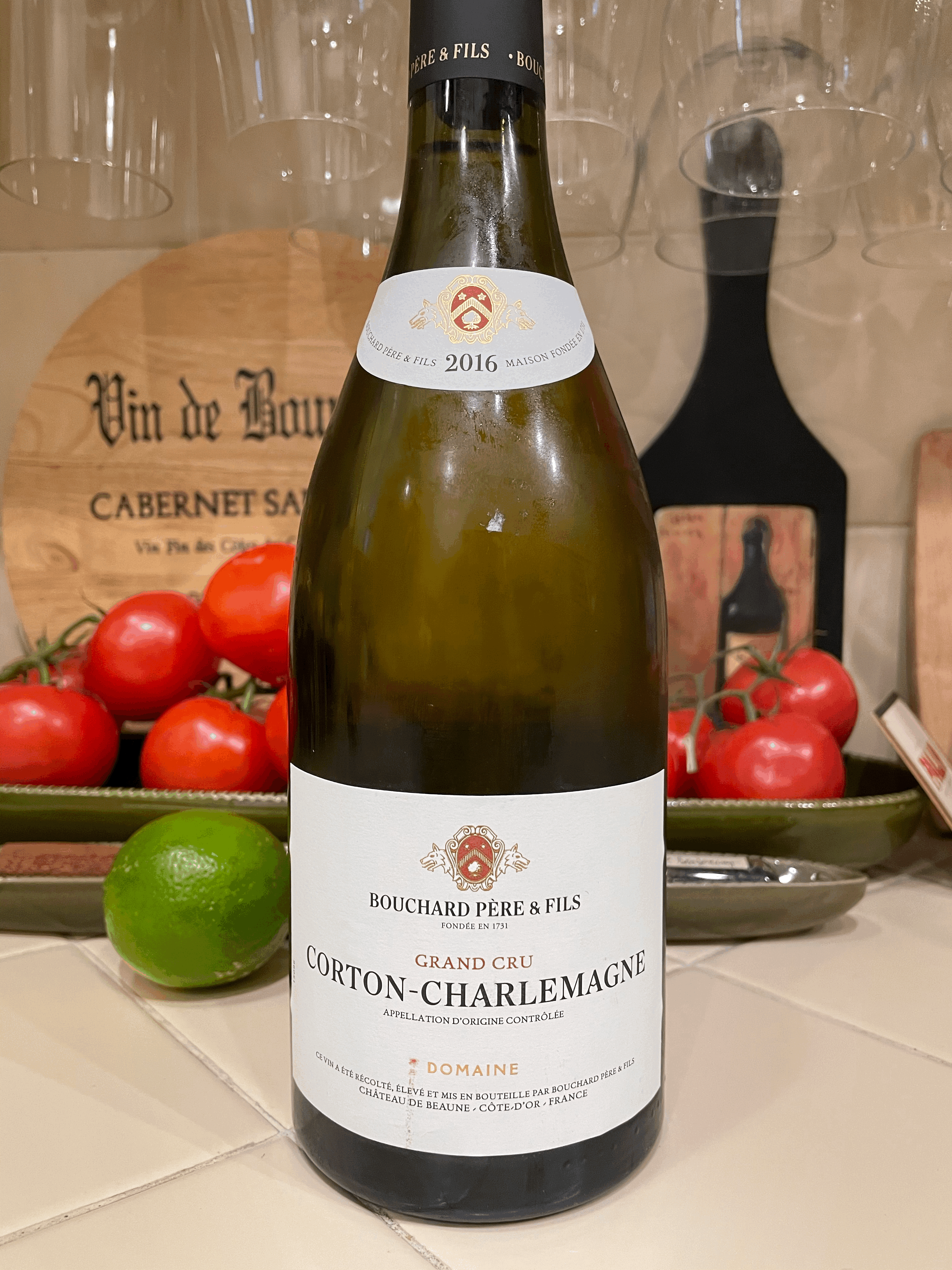 Blind Corton-Charlemagne tasting + a ringer - WINE TALK