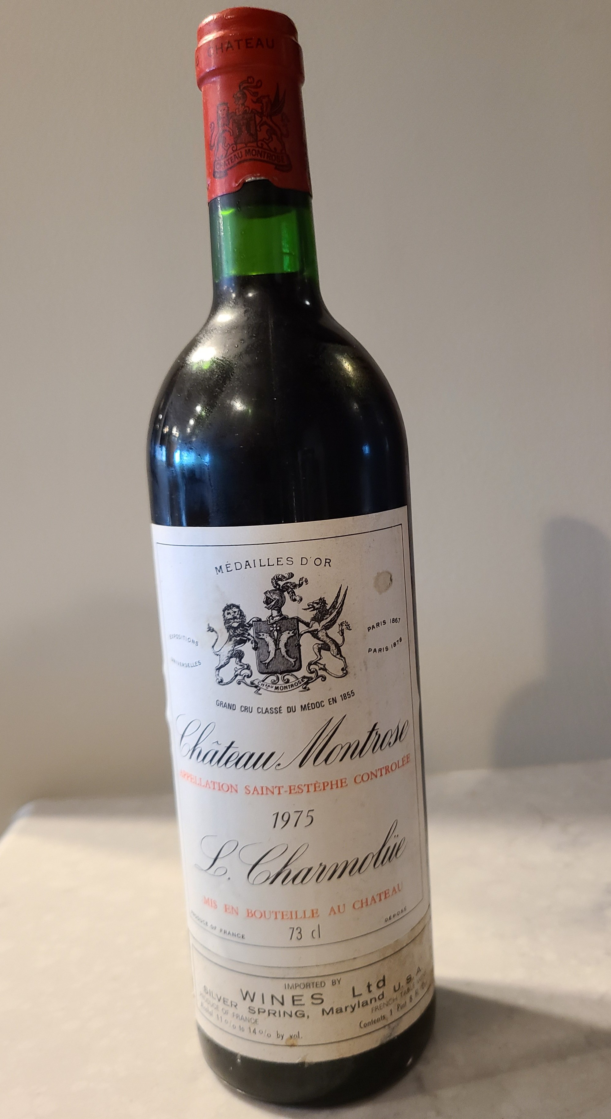 TN: 1975 Chateau Montrose - WINE TALK - WineBerserkers