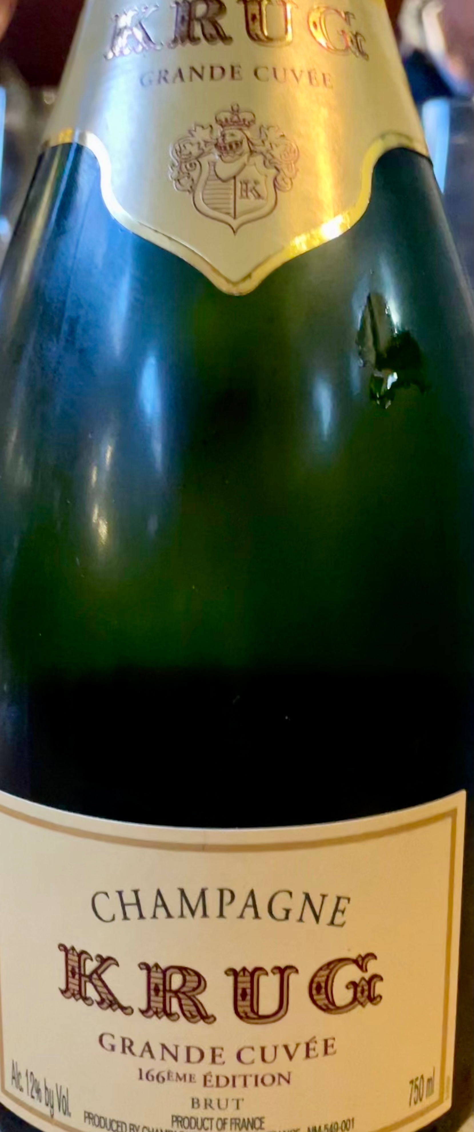 Krug Grande Cuvee 166 Eme Editionシャンパーニュ Krug 