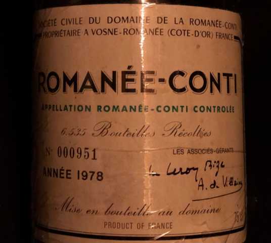 1978 DRC Romanee Contithe real deal? - WINE TALK - WineBerserkers