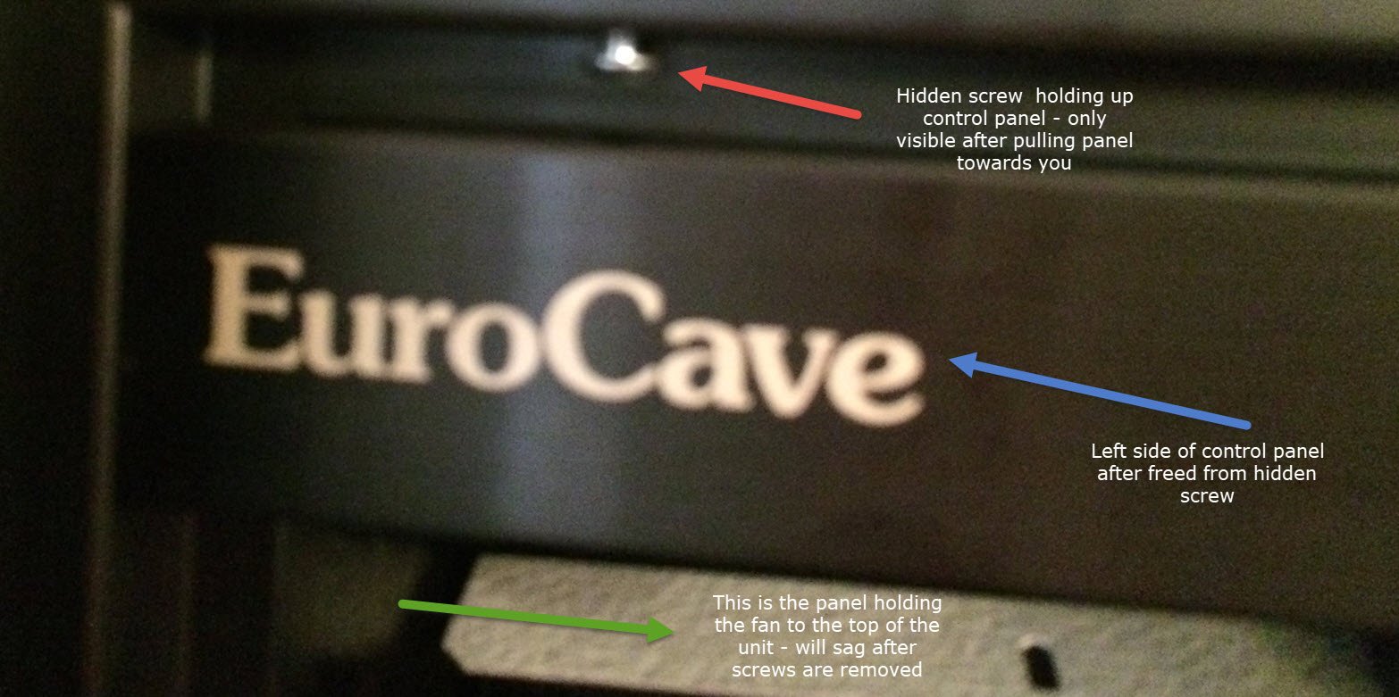Eurocave V283 Repair Guide for U1.E / 203 Error WINE TALK