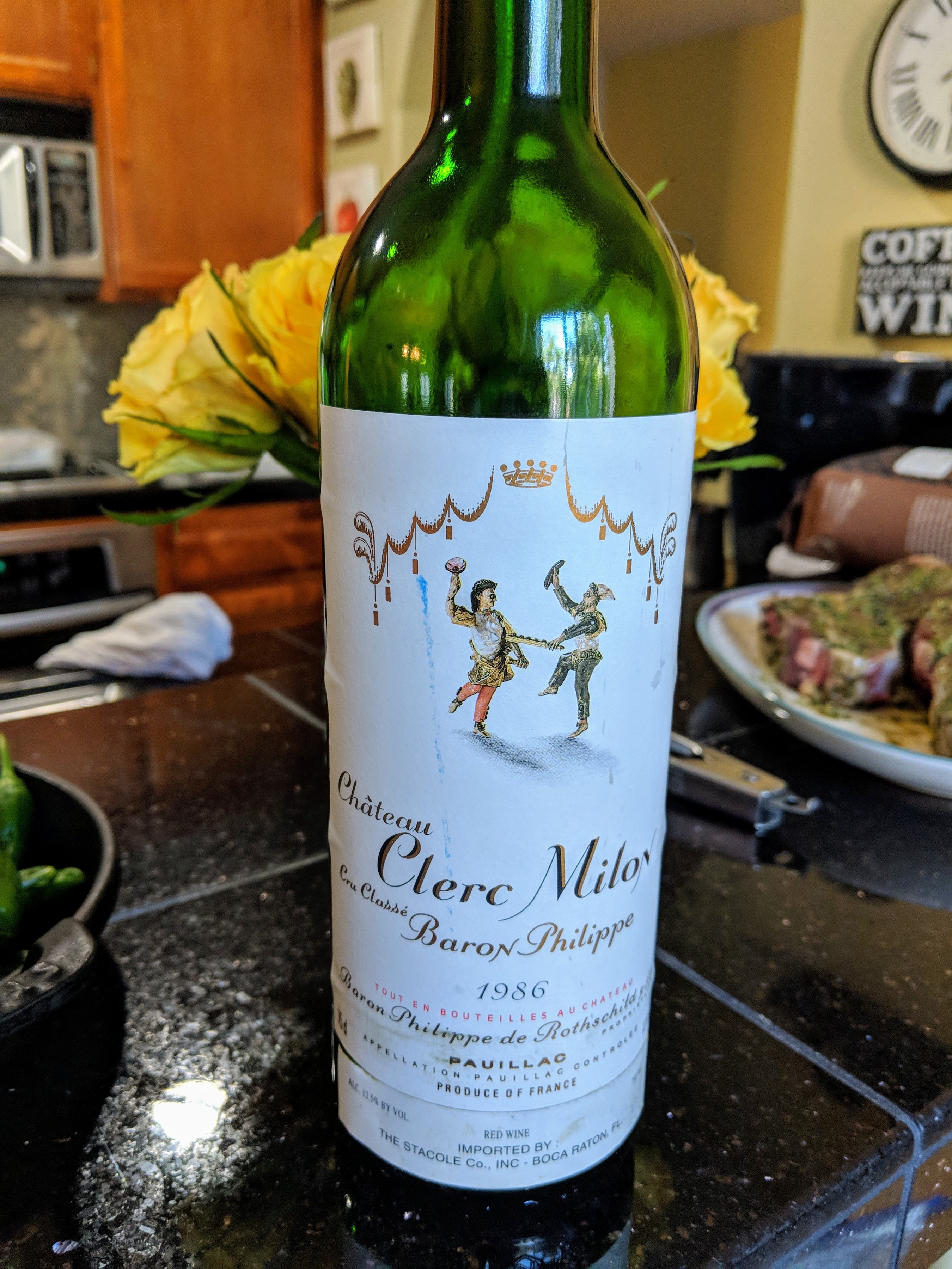 TN: 1986 Chateau Clerc Milon, Pauillac - WINE TALK TN: 1986 Chateau Clerc Milon, Pauillac - WINE TALK