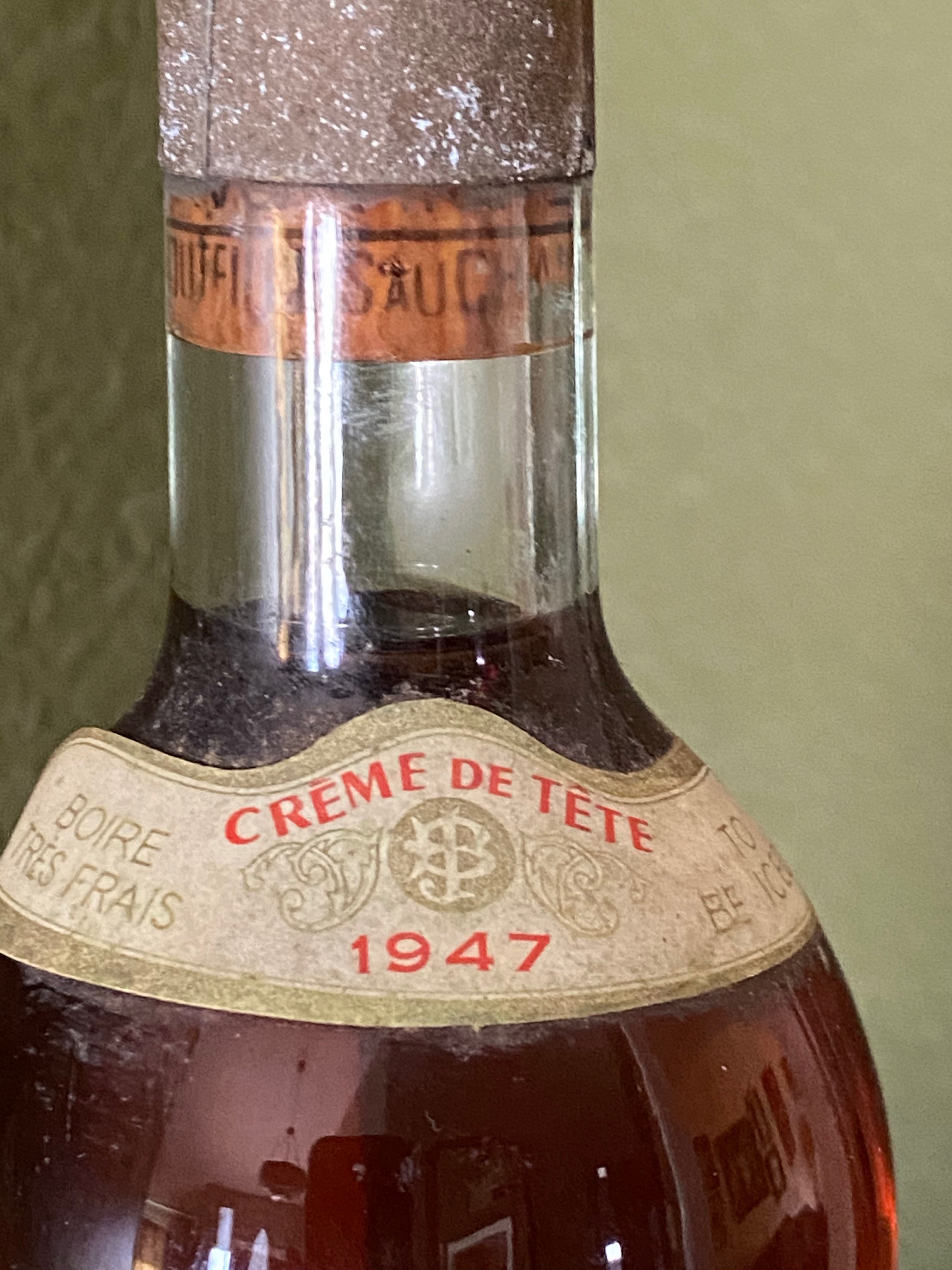 Bouteille Château Galant Cérons 1947 - Vin Reconditionné