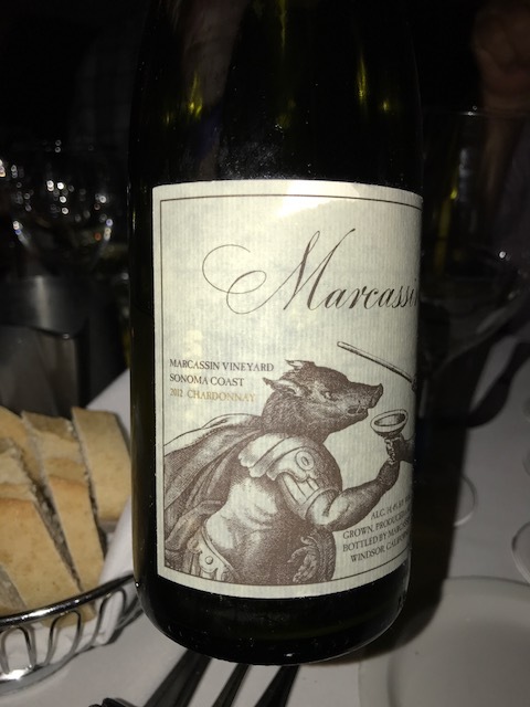 Just released 2012 Marcassin Estate Chardonnay - WINE TALK