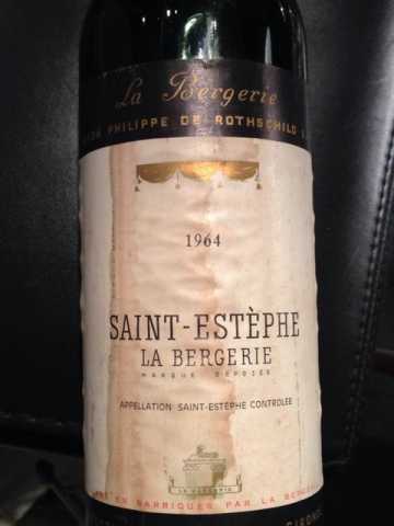 1964 La Bergerie St Estephe - Ph. Rothshild.jpg