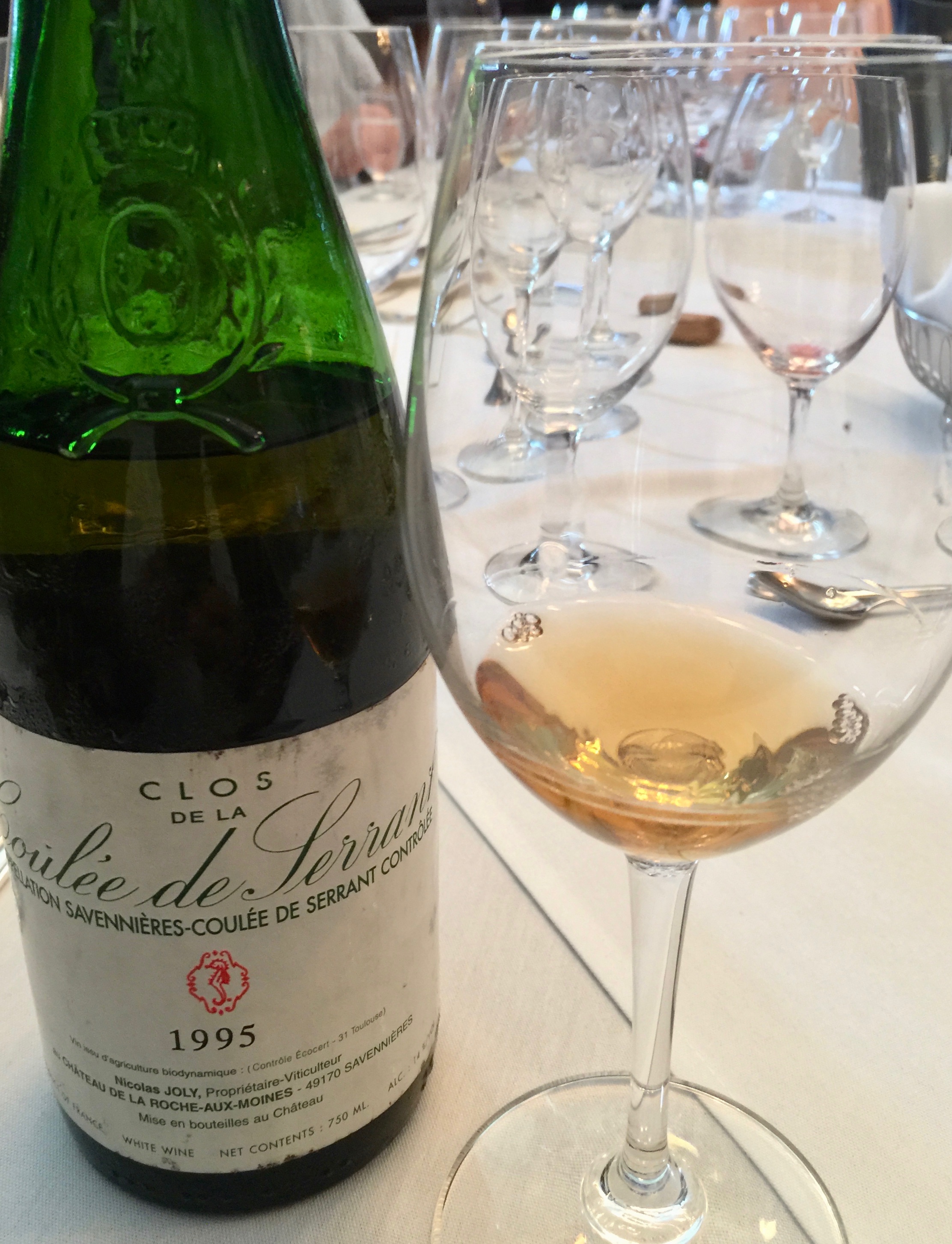1995 NICOLAS JOLY CLOS de la COULEE de SERRANT SAVENNIERES-COULEE