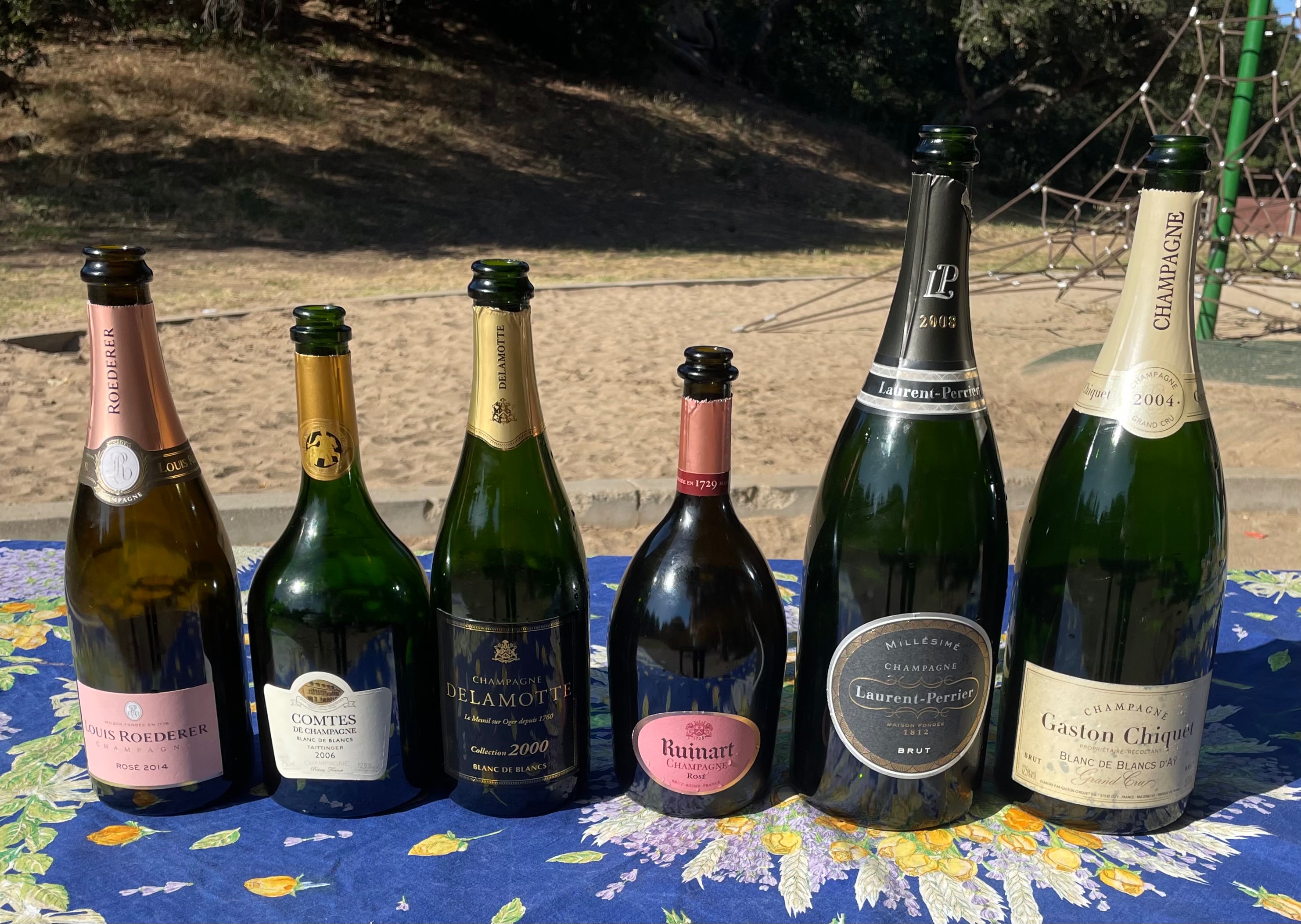 6 champagnes incl. 2006 Taittinger Comtes de Champagne - WINE TALK